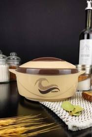 Resim Digithome Paslanmaz Çelik Hazneli Yemek Termosu 500 ml Kahverengi - Ckr3148 C320.025 