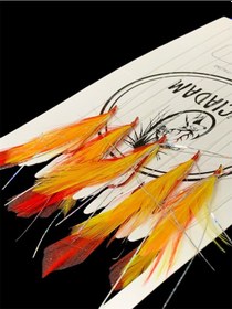 Resim Tüy Çapari Kırmızı Üstü Sarı Çinekop 