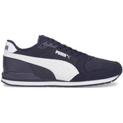 Resim Puma 384640 02 St Runnerv3 Mesh Lacivert-beyaz Kadın Spor Ayakkab-lacivert Lacivert 