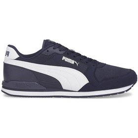 Resim Puma 384640 02 St Runnerv3 Mesh Lacivert-beyaz Kadın Spor Ayakkab-lacivert Lacivert 