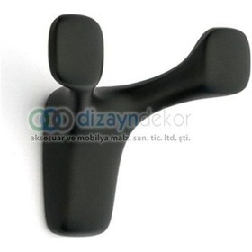 Resim Portmanto Askısı Essa İkili Mat Siyah 202005 