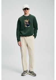 Resim Lufian Erkek Storm Sweatshirt 112030172 Çimen Yeşili Çimen Yeşili 