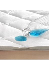 Resim Dört Mevsim Kapitone Sıvı Geçirmez Alez % 100 Pamuklu Tüm Ebatlar Beyaz 