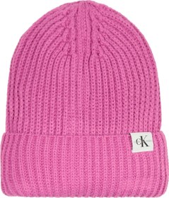 Resim Calvin Klein MONOGRAM RIB BEANIE Erkek Pembe Bere 