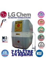 Resim Lg Chem Cool Gri Byaz Pompalı 12lt 7flt 14 Aşama Su Arıtma Cihazı 