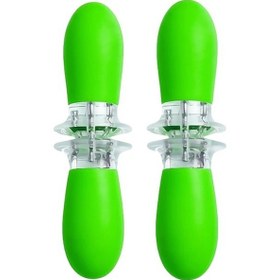 Resim Xuweiwei Yeşil 4lü Paslanmaz Çatal Mısır Çatalı Pratik Kilitli Saplı Kamp Barbekü 