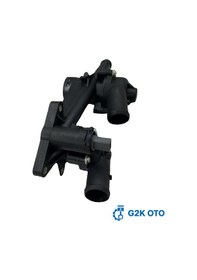 Resim Termostat 83 87 C Komple / Müşürlü 1.4 Tsı Golf Jetta Passat Tıguan Oem: 03c121111h 03c121111af 