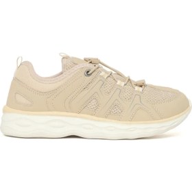 Resim Derimod Kadın Bej Kalın Tabanlı Sneaker 26PFE496214 