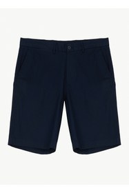 Resim Fabrika Lacivert Erkek Slim Fit Diyagonal Bermuda Şort F6SM-SHT 2502 
