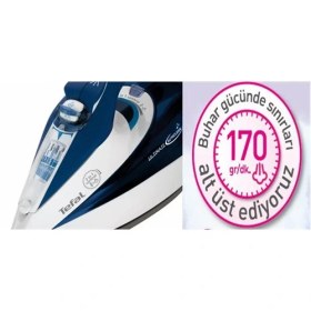 Resim Tefal Ultimate AUTOCLEAN-300 2600 Watt Buharlı Ütü (170 g/dk) FV-9530 