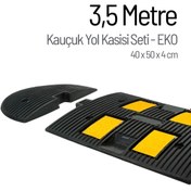 Resim İleri Trafik Kauçuk Hız Kesici, Yol Kasisi 40 x 50 x 4 cm - EKO - 3,5 Metre 