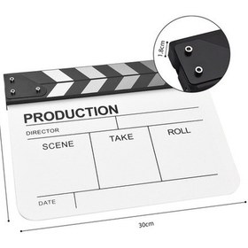 Resim Lurrea Akrilik Klaket Film, Slate Kesme Aksiyon Sahnesi, Silinebilir Slate Tahtası 
