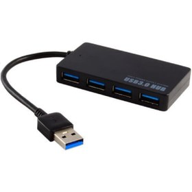 Resim Alfais 5265 4 Port Usb 3.0 2.0 Hub Çoklayıcı Çoğaltıcı Switch 