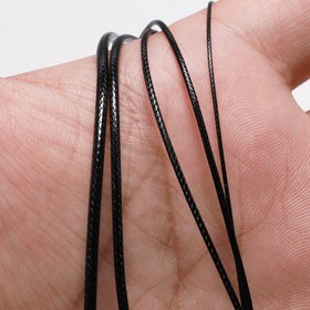 Resim 10m Paket başına Siyah PU Deri Kordon - 0.5-2mm Esnemez, Kolye Yapımı Malzemeleri için DIY Takı Malzemeleri, Bilezikler, Anahtarlıklar & Aksesuarlar, Basit Tasarım, Güçlü Malzeme 