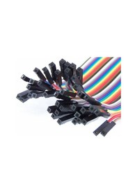 Resim 40 Pin Ayrılabilen Dişi - Dişi Jumper Kablo - 20 Cm 
