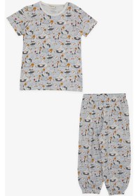 Resim Breeze Kız Bebek Kısa Kollu Pijama Takımı Sevimli Horozcuk Desenli 9 Ay-3 Yaş, Buz Mavisi-buz Mavisi Buz Mavisi 
