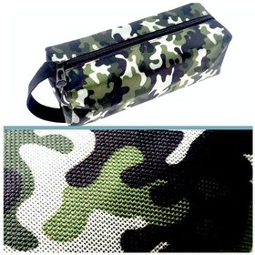 Resim Omeniv Kamuflaj Küçük Çanta Alet Çantası Kalem Kutusu Çok Renkli 