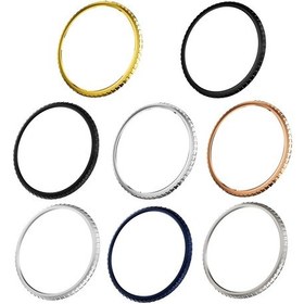 Resim Samsung Galaxy Uyumlu Watch8 Classic İçin 46mm Metal Saat Koruyucu Yüzük Elektroliz Gümüş 