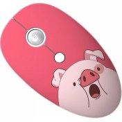 Resim Jingyi Wireless Cartoon Mouse Ball Wheel For Mac, MacBook Pro/air, iPad And Pc - Quiet Click And Comfortable Wireless Mouse - Compatible With Apple Wireless Mouse With Dpı 800/1000/1200 - (Yurt Dışından) 