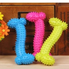 Resim Kemik Şeklinde Köpek Diş Kaşıma Oyuncağı 