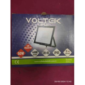 Resim Voltek Voltek 50 Watt LED Projektör 3000K Gün Işığı 