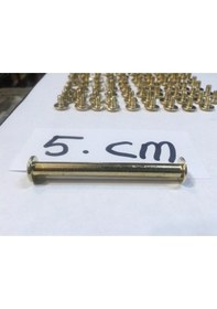 Resim 5 CM Sarı Dosya Klasör Menü Sunum Kartela Vidası Sarı 100 Adet 