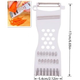 Resim Fırsatkolik Rende Soyacak 5 Fonksiyonlu Sebze Meyve Soyucu Patates Havuç Salatalık Zencefil Doğrayıcı 