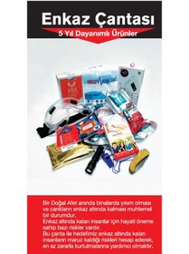 Resim Deprem & Afet & Enkaz Çantası Hayatta Kalma Afet Çantası 