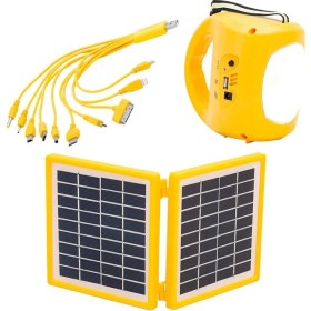 Resim Open Cart Akdenizpos XD01 Shopzum Radyolu Solar Çift Panelli Işildak (Yeni) 