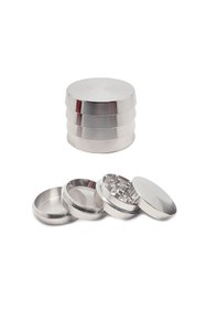 Resim Silver 52 MM 4 Katlı Grinder Herbal Öğütücüsü Parçalayıcı Rb84slv 
