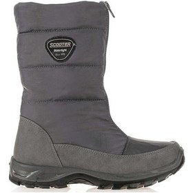 Resim Scooter 5547 Bayan Kar Botu Gri Siyah 