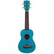 Resim Kala Makala Shark Soprano Ukulele (Mavi) 