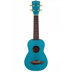 Resim Kala Makala Shark Soprano Ukulele (Mavi) 