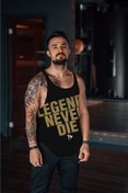 Resim Freeyez Legend Never Dıe Gym Fitness Tank Top Sporcu Atleti 