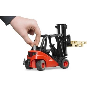 Resim Bruder Linde Kumandasız Forklift Oyuncak Araç 1:16 Ölçek 29 x 9.2 x 22 cm Erkek Çocuklar için 