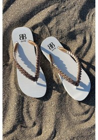 Resim Beyaz Rose Kadın Terlik K04376000459 Beyaz 