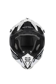 Resim Acerbis X-Track 22-06 Kask Siyah Beyaz 