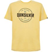 Resim Quiksilver Circle Up SS Erkek Tişört Sarı 