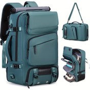 Resim ENOSHI Dayanıklı Seyahat Sırt Çantası - Ayakkabı Bölmesi ile 43.94cm Laptop Çantası, Teal, Fermuar Kapatma, Ayarlanabilir Omuz Askıları, İş, Spor Salonu ve Hafta Sonu Seyahatleri için İdeal, Laptop Çantası|Çok Yönlü Sırt Çantası|Güvenli Fermuar Kapatma, ENOSHI 