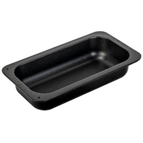 Resim Lava Döküm 32x17 CM Dikdörtgen 1/3 Siyah Gastronomi Küvet LV KV 3217 BL 