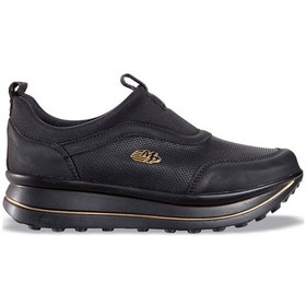 Resim M.P 172-6182 01 Siyah Üstü Lycralı Yürüyüş Koşu Ayakkabı Siyah 