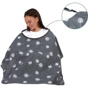 Resim Sevi Bebe Tokalı Emzirme Örtüsü Art-6372 Uç Uç Desen 