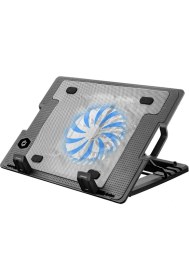 Resim Frisby 14Cm Fan 2Usb Port 10"-17" Uyumlu Notebook Soğutucu Stand Fnc-37St 
