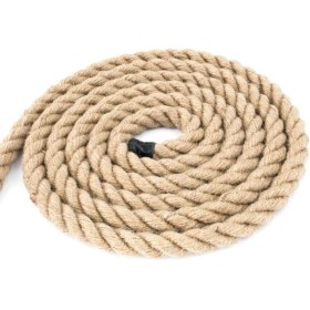 Resim 12 mm 20 Metre Dekoratif Jüt Halat Kendir Urgan 