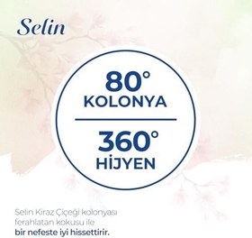 Resim Selin Kiraz Çiçeği Kolonyası 400 ml 2li paket 