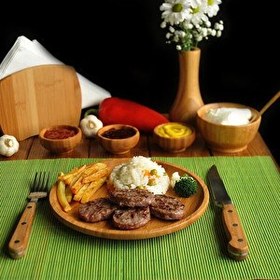 Resim Bambum Penne Yuvarlak Tabak 20 CM 