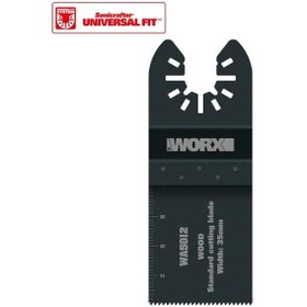 Resim WORX WA5012 Çok Amaçlı Raspalama Makinası İçin 35x40mm Ahşap, Fiberglas, PVC Universal Kesme Bıçağı 