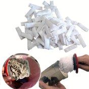 Resim 200 Adet Tek Kullanımlık Vakum Temizleyici Filtre Kartuş Kapakları - Dokusuz Ağ Filtre Yedek Parçası, Çoğu Vakuma Kolayca Uyumlu, Emiş Gücünü Artırır & Tozu Yakalar, Ev Temizliği için Alerjen Azaltma, Ev İçin Vakum Makineleri, Kolay Kurulum Filtreleri, Dayanıklı Filtrasyon 