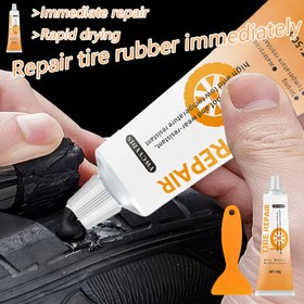 Resim 50g+ Anında Kuru Lastik Tamir Kiti - Hızlı Kuruma, Lastik Çatlakları ve Delikleri İçin Kendinden Yapışkanlı Yama - Kullanımı Kolay, Hızlı Onarım, Lastik Tamir Çözümü|Kendinden Yapışkanlı Yama|Dayanıklı Onarım, Lastik Tamir Kiti 