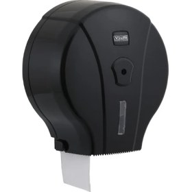 Resim Vi̇alli̇ Mini Jumbo Wc Tuvalet Kağıdı Dispenseri Aparatı Siyah MJ1B 